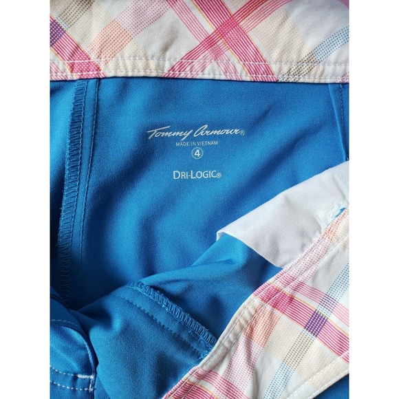 Tommy Armour Dri Logic Womens Shorts Size 4 Blue - Picture 6 of 7